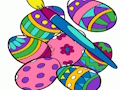 Gioco Giochi da colorare di uova di Pasqua  in linea
