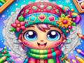 Gioco Libro da colorare Mandala di Natale  in linea