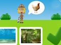 Gioco Il mondo degli habitat degli animali di Alice  in linea