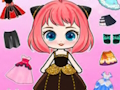 Gioco Vesti la bambola Chibi fai da te  in linea