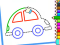 Gioco Disegno per bambini: macchina carina  in linea
