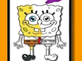 Gioco Avventura da colorare di SpongeBob  in linea
