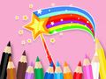 Gioco Libro da colorare: Bastone Magico  in linea