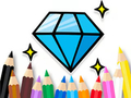Gioco Libro da colorare: Diamante Splendente  in linea