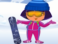 Gioco Dressup invernale sugli sci di Dora  in linea