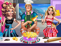 Gioco Battaglia di torte tra sorelle  in linea