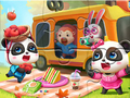 Gioco Puzzle: picnic del piccolo panda  in linea