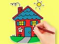 Gioco Libro da colorare: Casa dei sogni  in linea