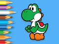 Gioco Libro da colorare: Yoshi pesca tempo  in linea