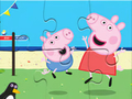 Gioco Puzzle: Giornata divertente di Peppa  in linea