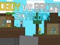 Gioco Obby contro Bacon: MCSkyblock  in linea