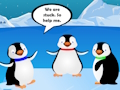 Gioco Fuga dei pinguini impigliati  in linea