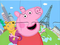 Gioco Puzzle: Peppa viaggia in giro  in linea