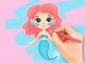 Gioco Libro da colorare: godersi la sirena  in linea