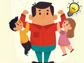 Gioco Quiz per bambini: cosa sai della festa del papà?  in linea