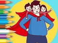 Gioco Libro da colorare: Festa del papà  in linea