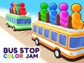 Gioco Marmellata di colori alla fermata dell'autobus  in linea