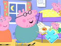 Gioco Puzzle: la storia di Peppa addormentata  in linea