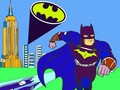 Gioco Colorazione dei cartoni animati di Batman  in linea