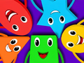 Gioco Quiz per bambini: forme colorate  in linea