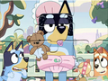 Gioco Puzzle: tempo di gioco di Bluey  in linea