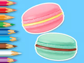 Gioco Libro da colorare: Macaron  in linea