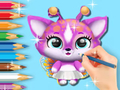 Gioco Libro da colorare: Fluvsies carini  in linea