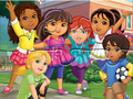 Gioco Puzzle: Dora in città  in linea