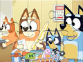 Gioco Puzzle: Giornata dello shopping Bluey  in linea
