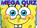 Gioco Quiz per bambini: SpongeBob Mega Quiz  in linea