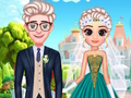 Gioco Corona e abito da sposa principessa  in linea