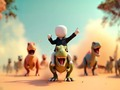 Gioco Stickman: Arena dei dinosauri  in linea