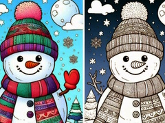 Gioco Libro da colorare Inverno  in linea
