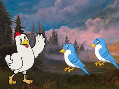 Gioco Gallina incontra il compagno  in linea
