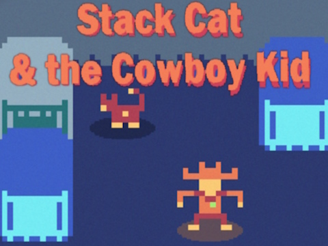 Gioco Stack Cat e il ragazzo cowboy  in linea