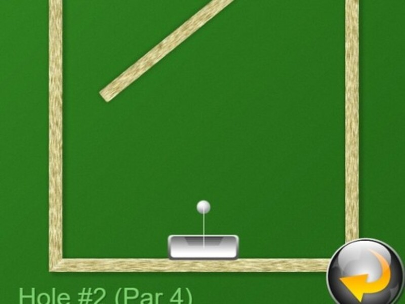 Gioco Tocca e putt in linea