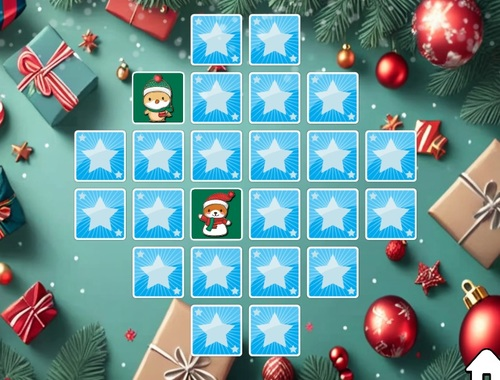 Gioco Partita di memoria di Natale  in linea