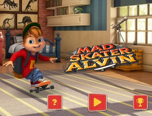 Gioco Il pattinatore pazzo Alvin  in linea
