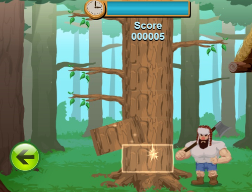 Gioco Taglio della legna  in linea