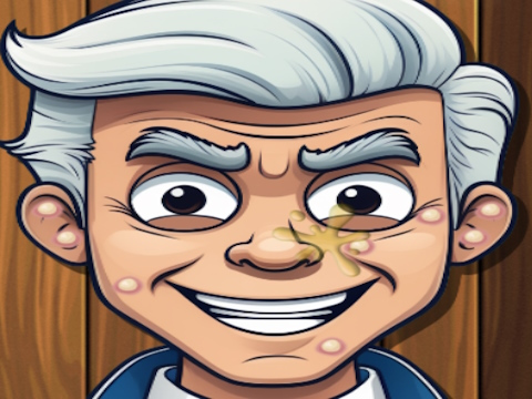 Gioco Pop di brufoli dei cartoni animati  in linea