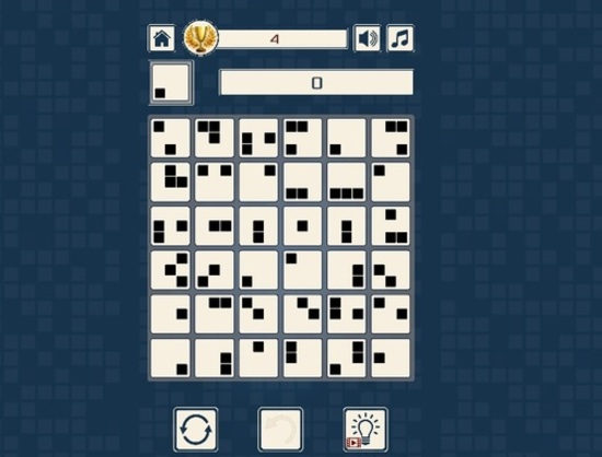 Gioco 9 blocchi  in linea