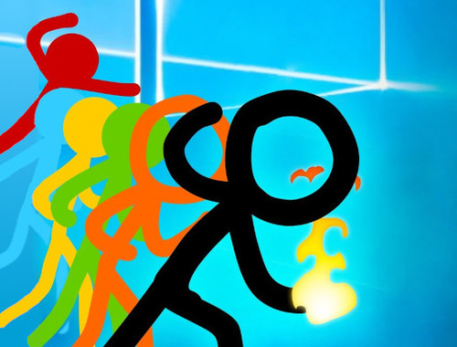 Gioco Stickman vs Zombies: combattimento epico  in linea