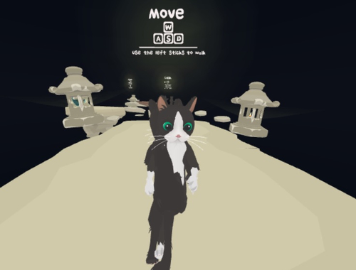 Gioco Parkour del gatto guerriero  in linea