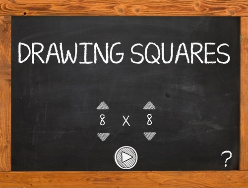 Gioco Disegnare i quadrati  in linea