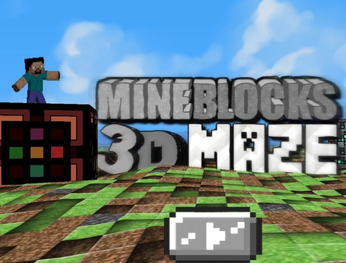 Gioco Labirinto 3D di MineBlocks  in linea