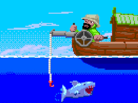 Gioco Pesca in banchina  in linea