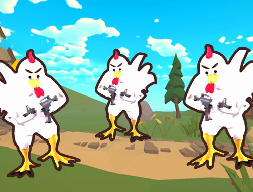 Gioco Sparatutto per polli io  in linea