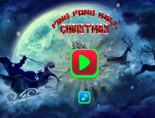Gioco Pallina da ping pong Natale  in linea