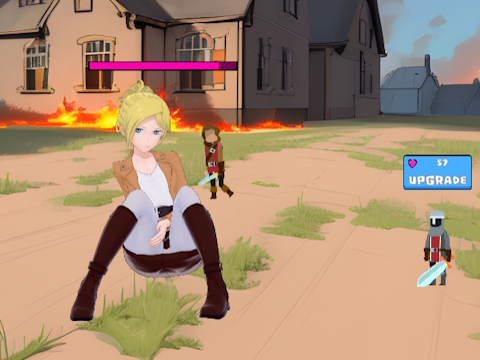 Gioco Attacco a Waifu Clicker  in linea