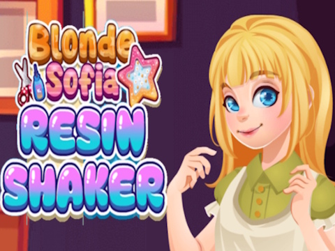 Gioco Shaker in resina Sofia bionda  in linea